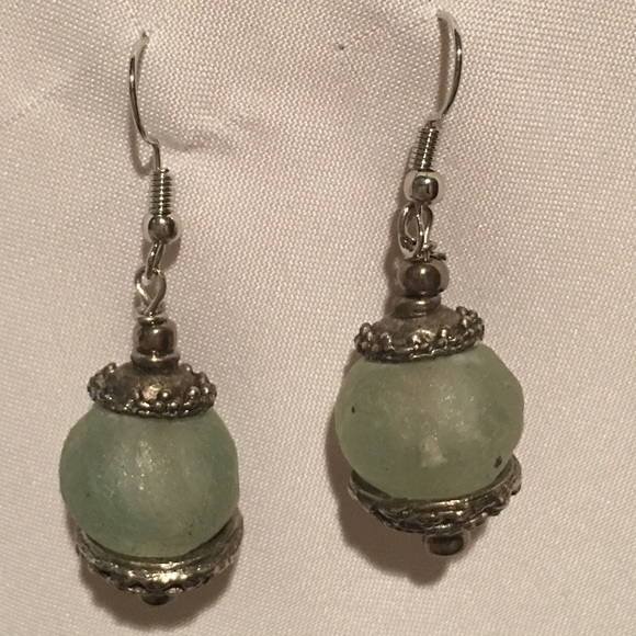 I made these Jewelry - Dangle earrings made from reclaimed pieces